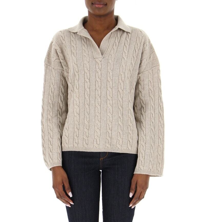 VICOLO
Maglione misto lana Beige