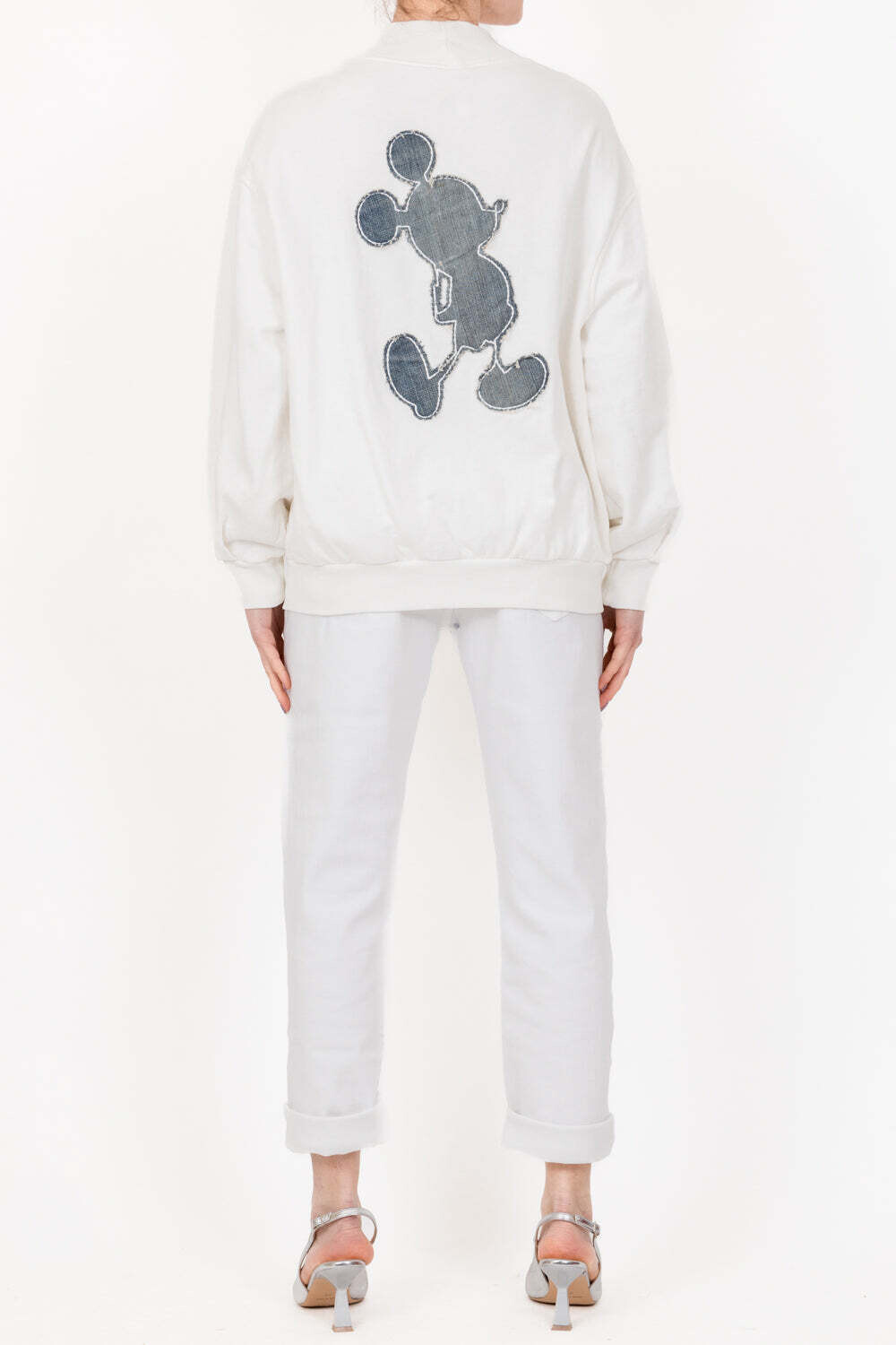 Tensione In - Cardigan in felpa topolino Art. 1240170 Bianco