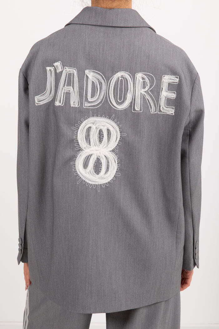 Tensione In - Blazer &quot;J&#39;Adore&quot; Colore: Grigio SKU: 33307