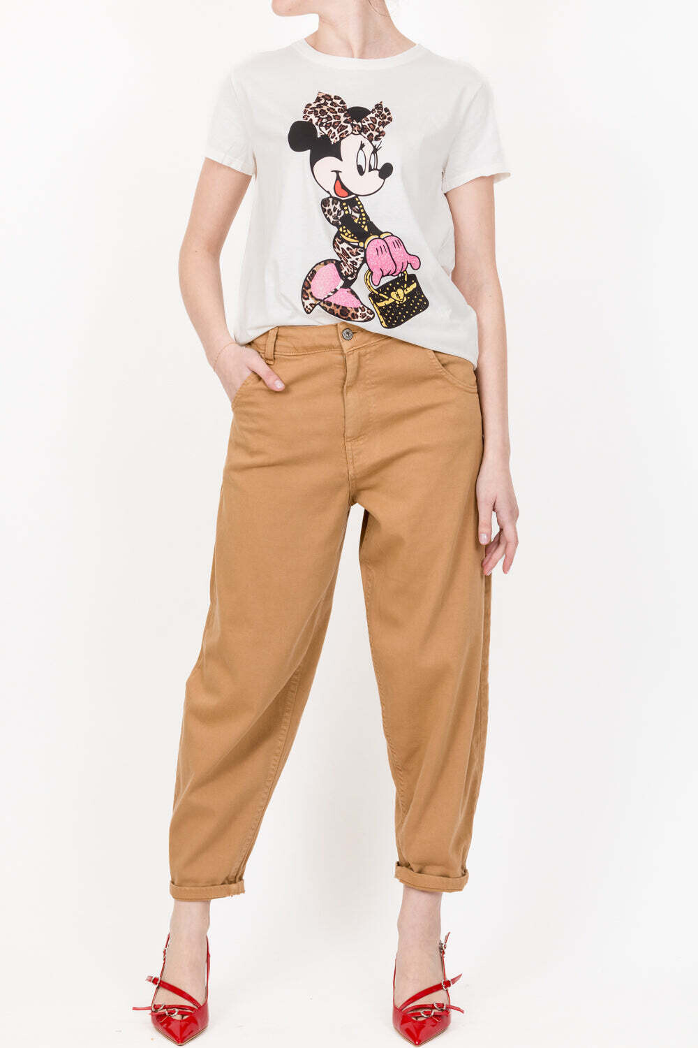 Vicolo - T-Shirt topolina borsa animalier Art. RB0440