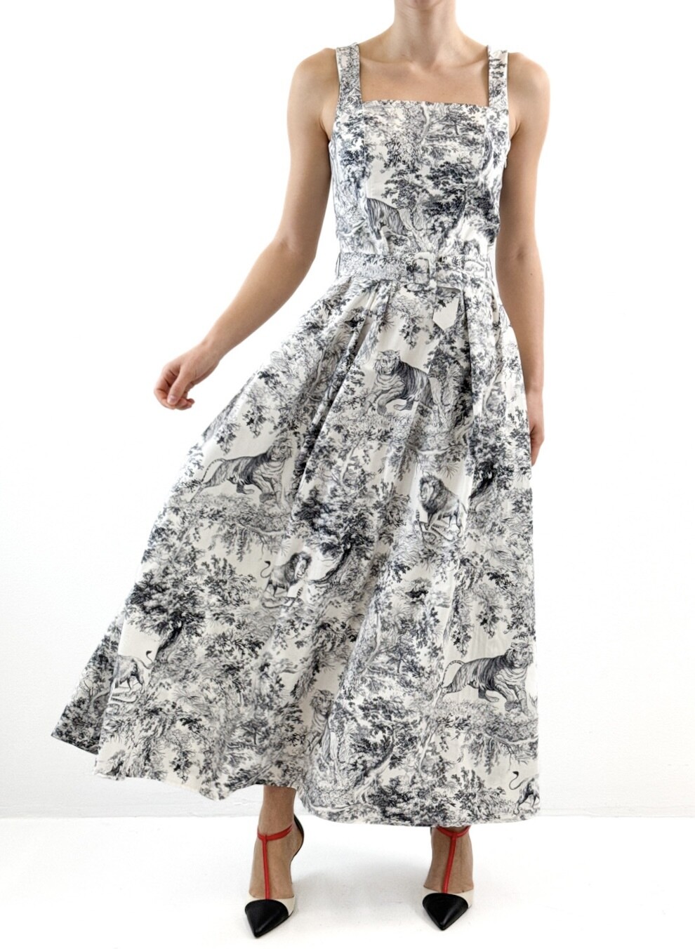 Abito Toile De Jouy con scollo canotta – Tensione In TENSIONE IN COD: 33823