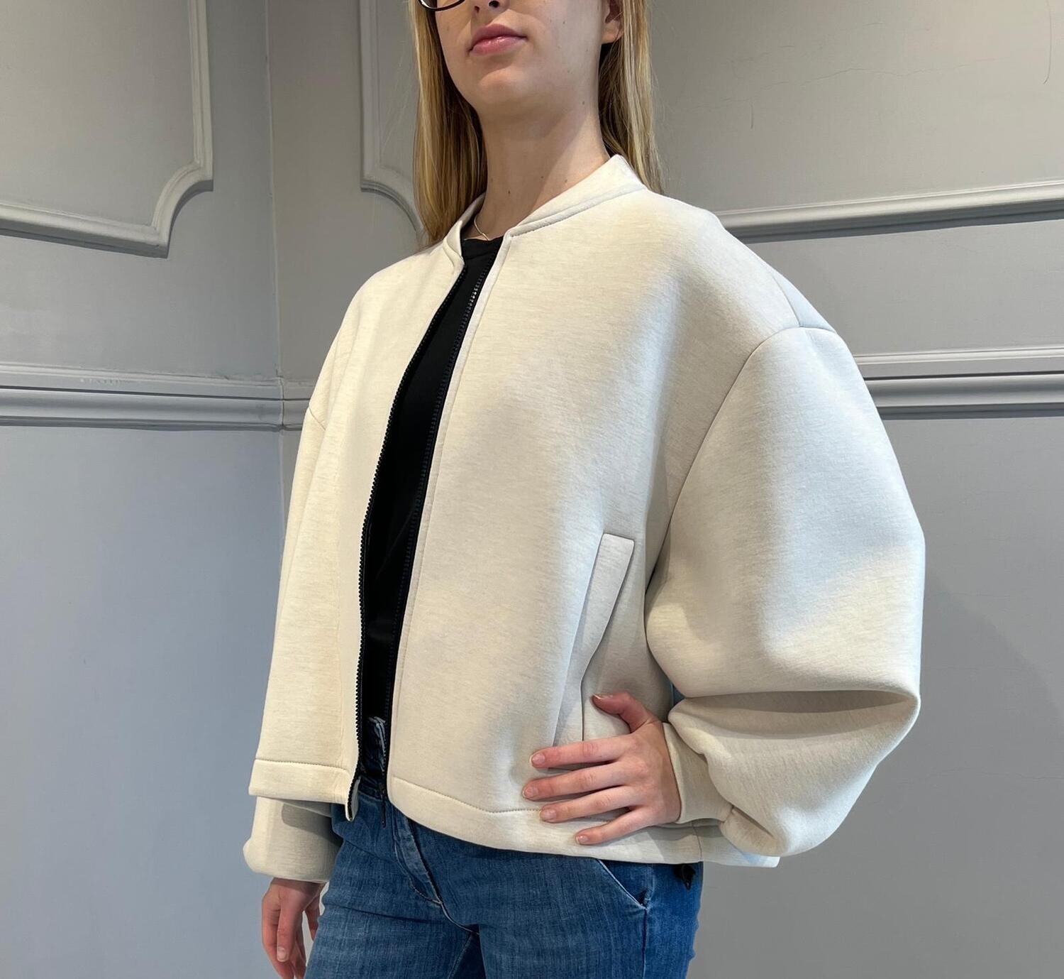 da VICOLO Vicolo-Bomber neoprene - sand SKU: tb0194-129956
