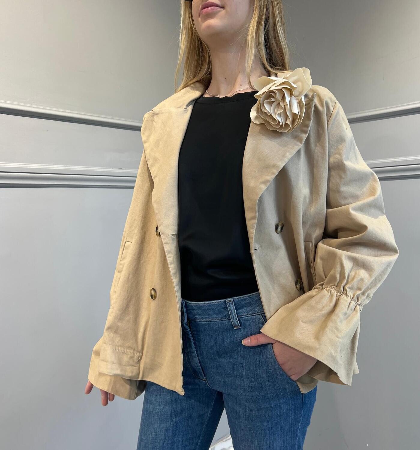 Vicolo - Trench corto Art. TB1039 Beige