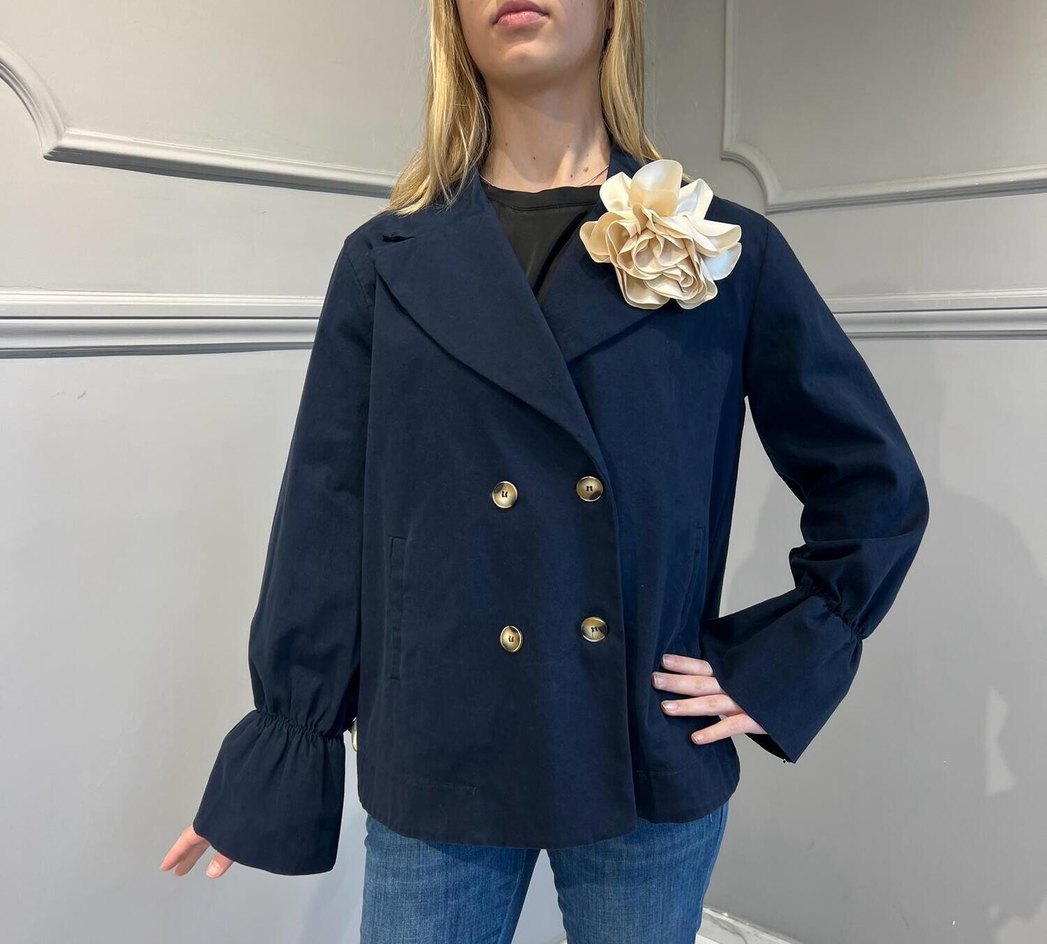 Vicolo - Trench corto Art. TB1039
Blu