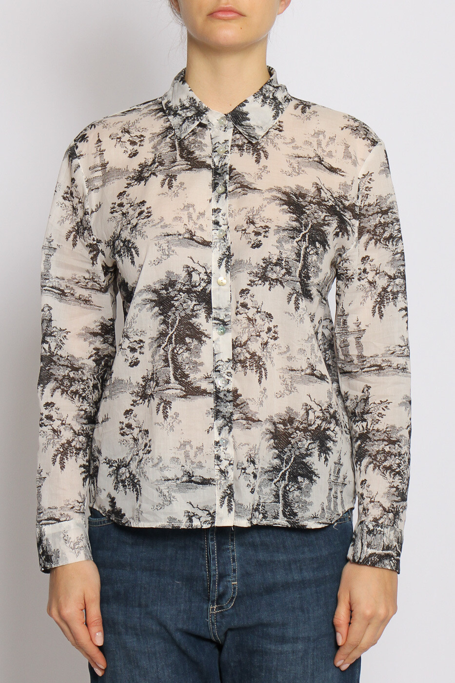 Tensione In Camicia fantasia bianco/nero COD: S24C774___15