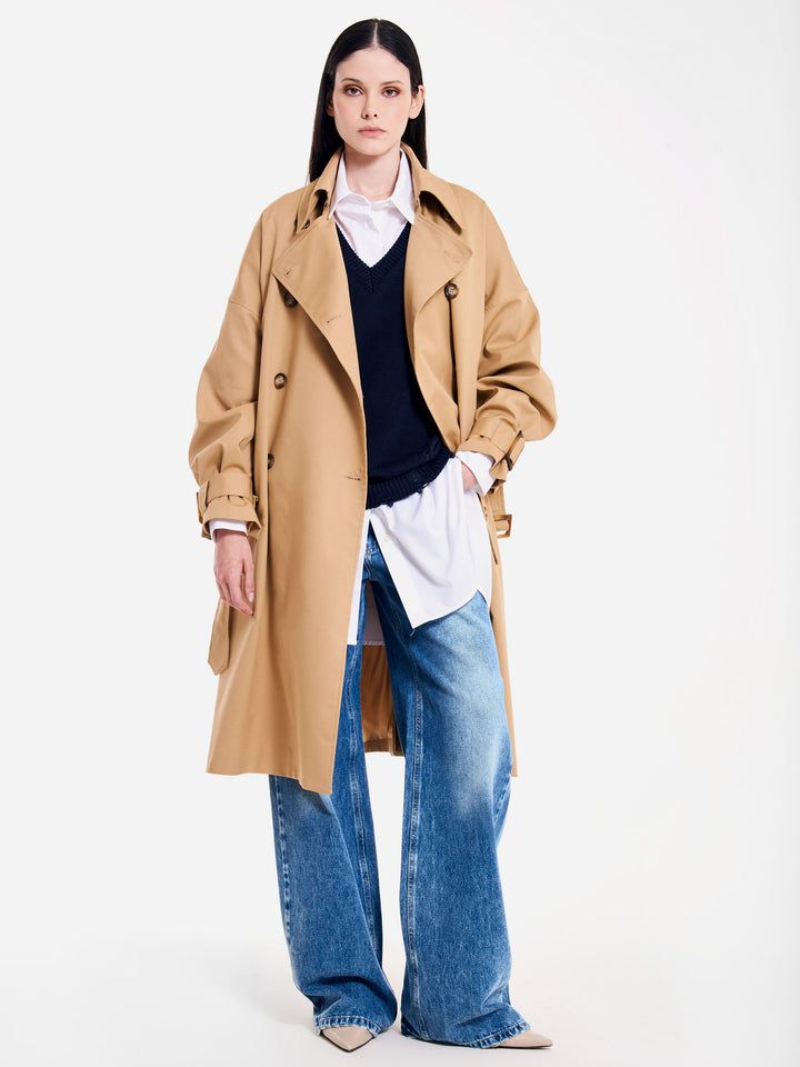 Vicolo - Trench lungo Art. TB0326 Cammello
