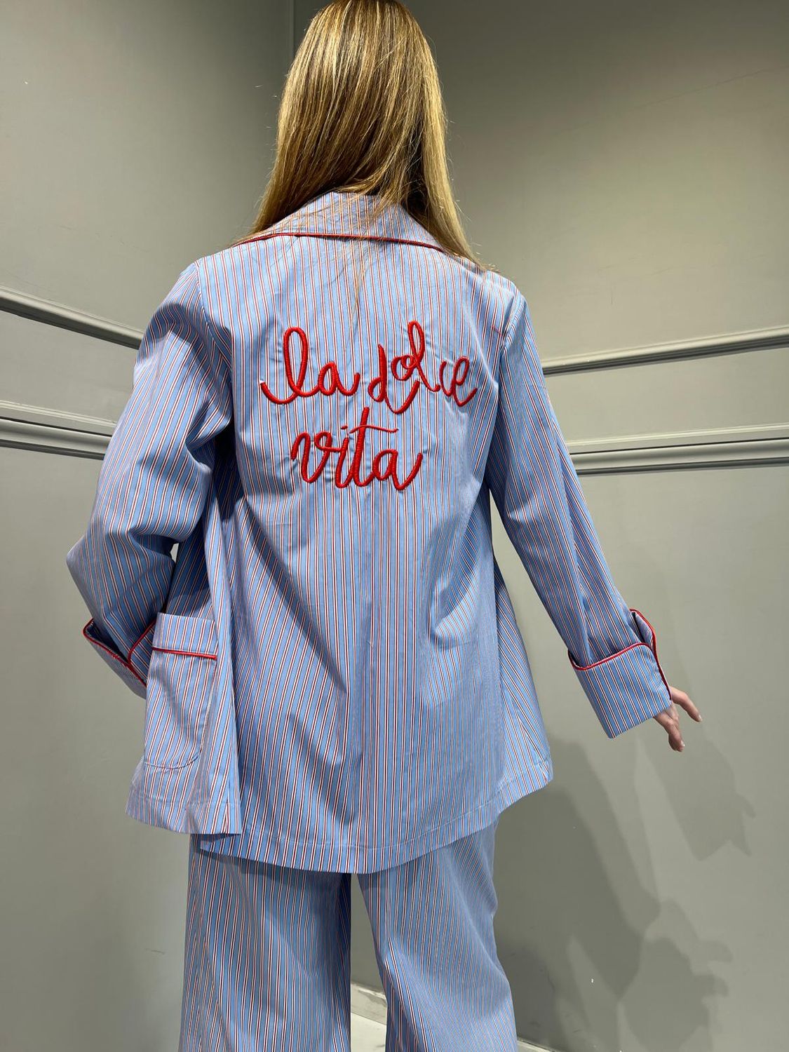 TENSIONE IN  - Giacca righe La dolce Vita 33586