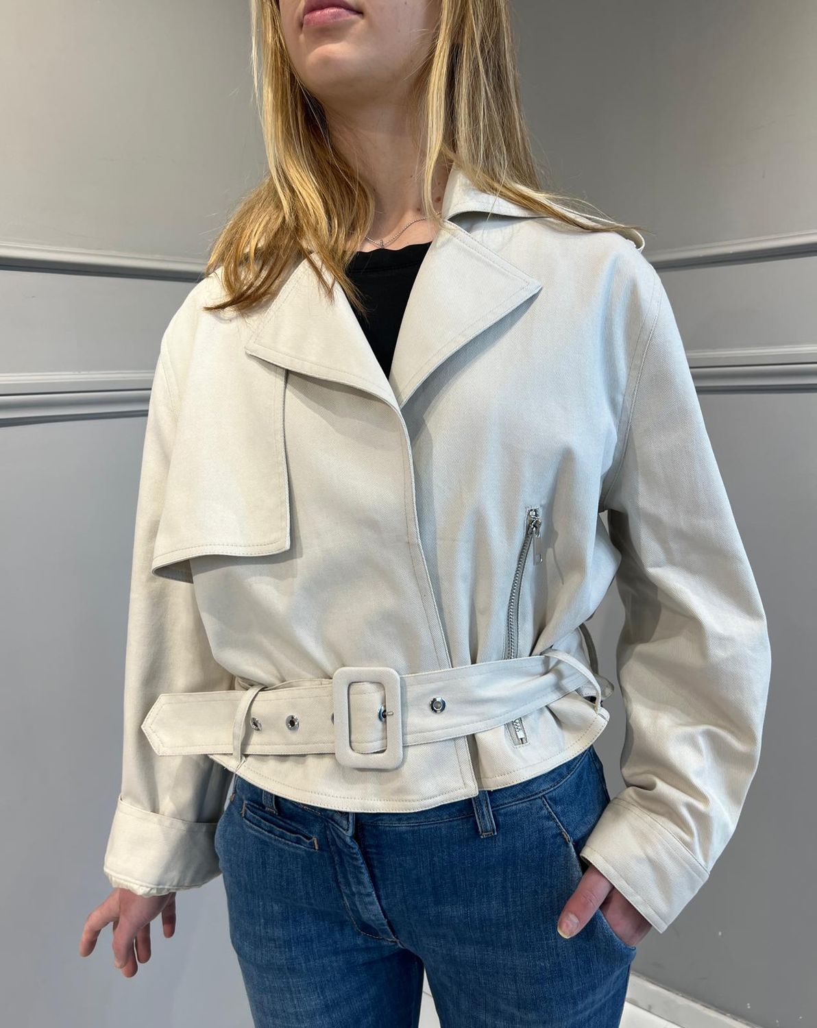 VICOLO - Trench Corto Ghiaccio art. TB0726