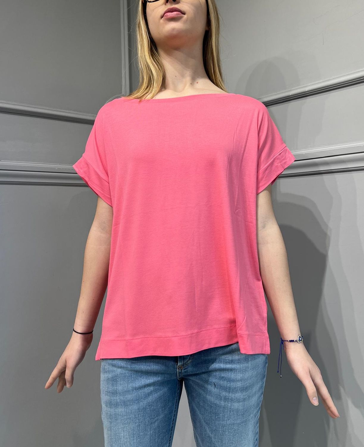 VICOLO - T-Shirt UB0113 Rosa Bubble