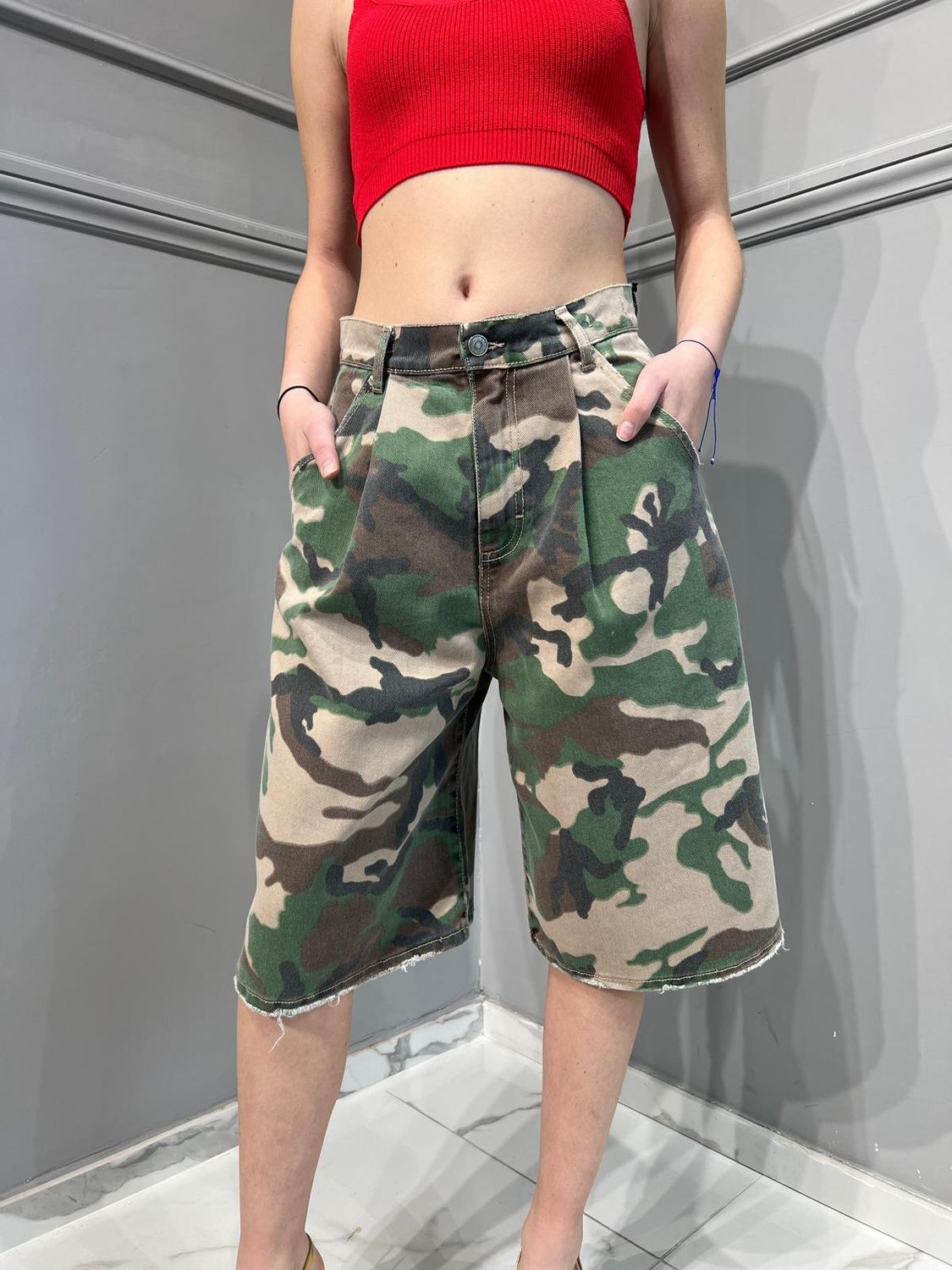 VICOLO - Bermuda Camouflage DB5367