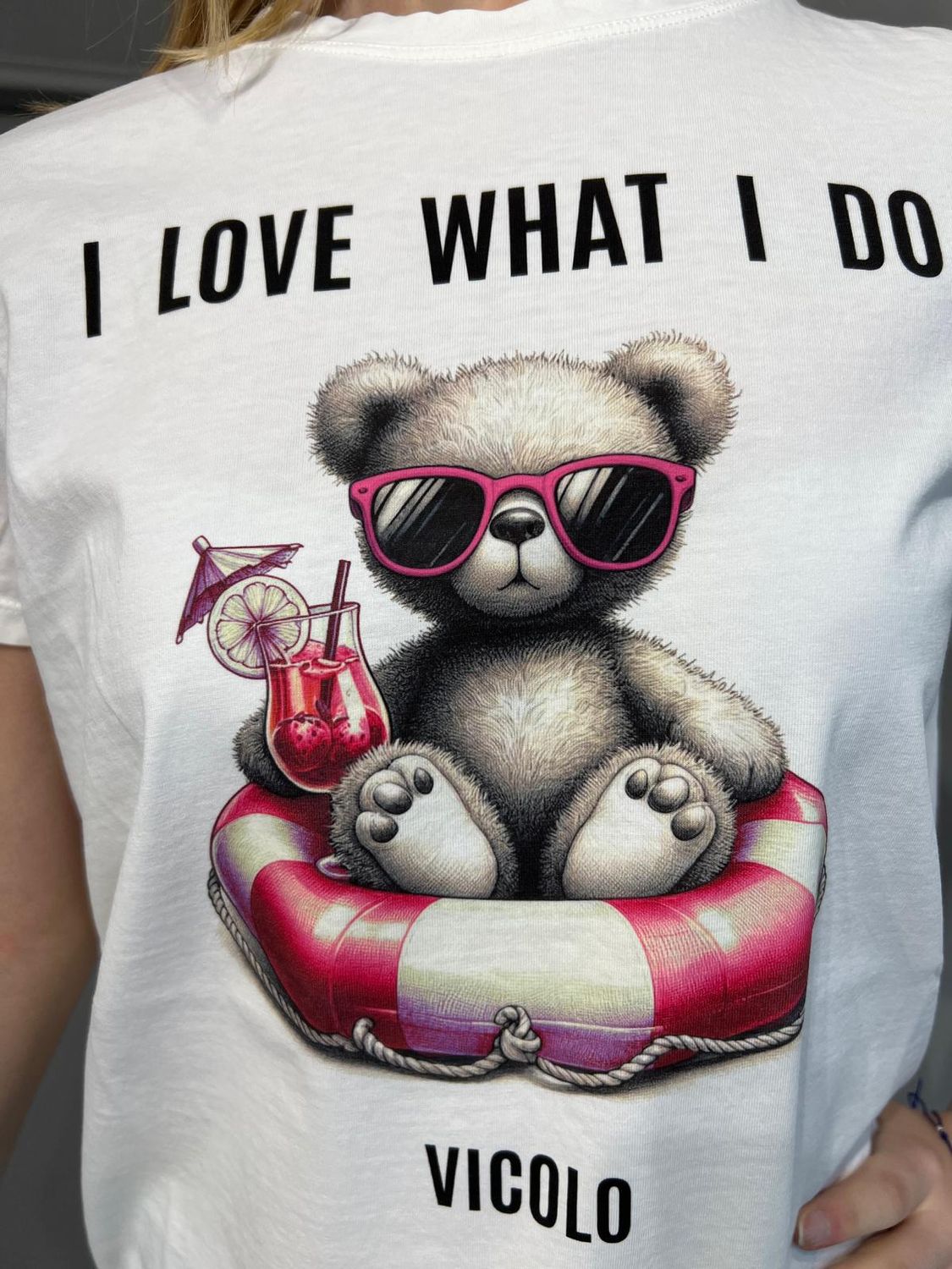 VICOLO - T-Shirt Orso RB0718