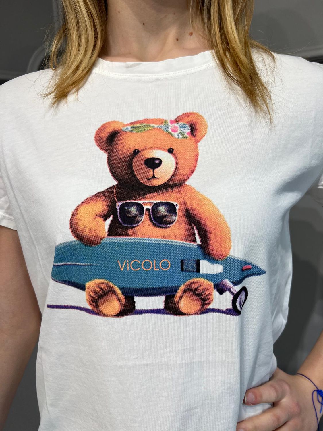 VICOLO - T-Shirt Orsetto Skate RB0682