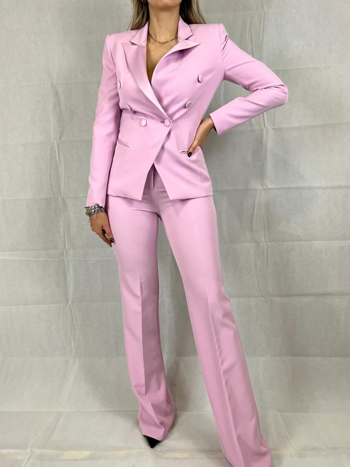 SILENCE LIMITED - Completo Giacca + pantalone Glicine