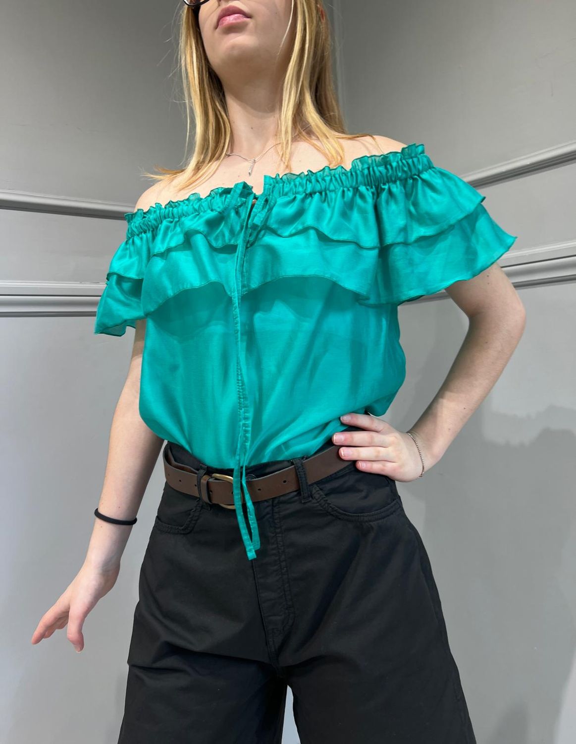 TENSIONE IN - Blusa art. M1984AT- Verde