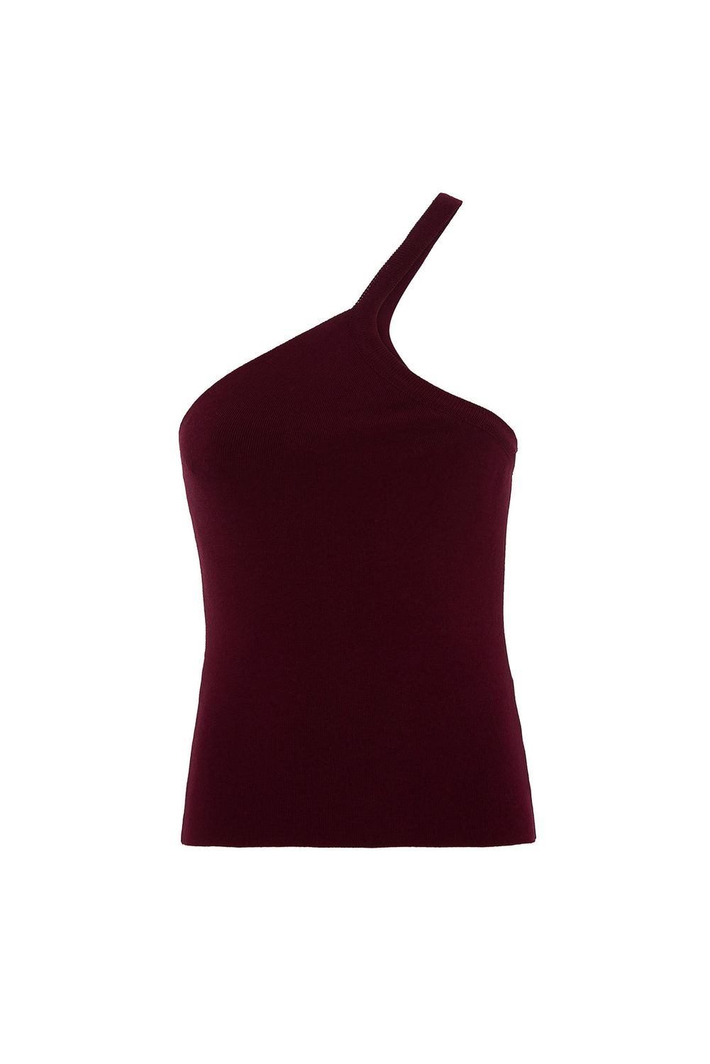 AKEP - TOP MONOSPALLA IN VISCOSA A COSTINE CNKD05096 Bordeaux