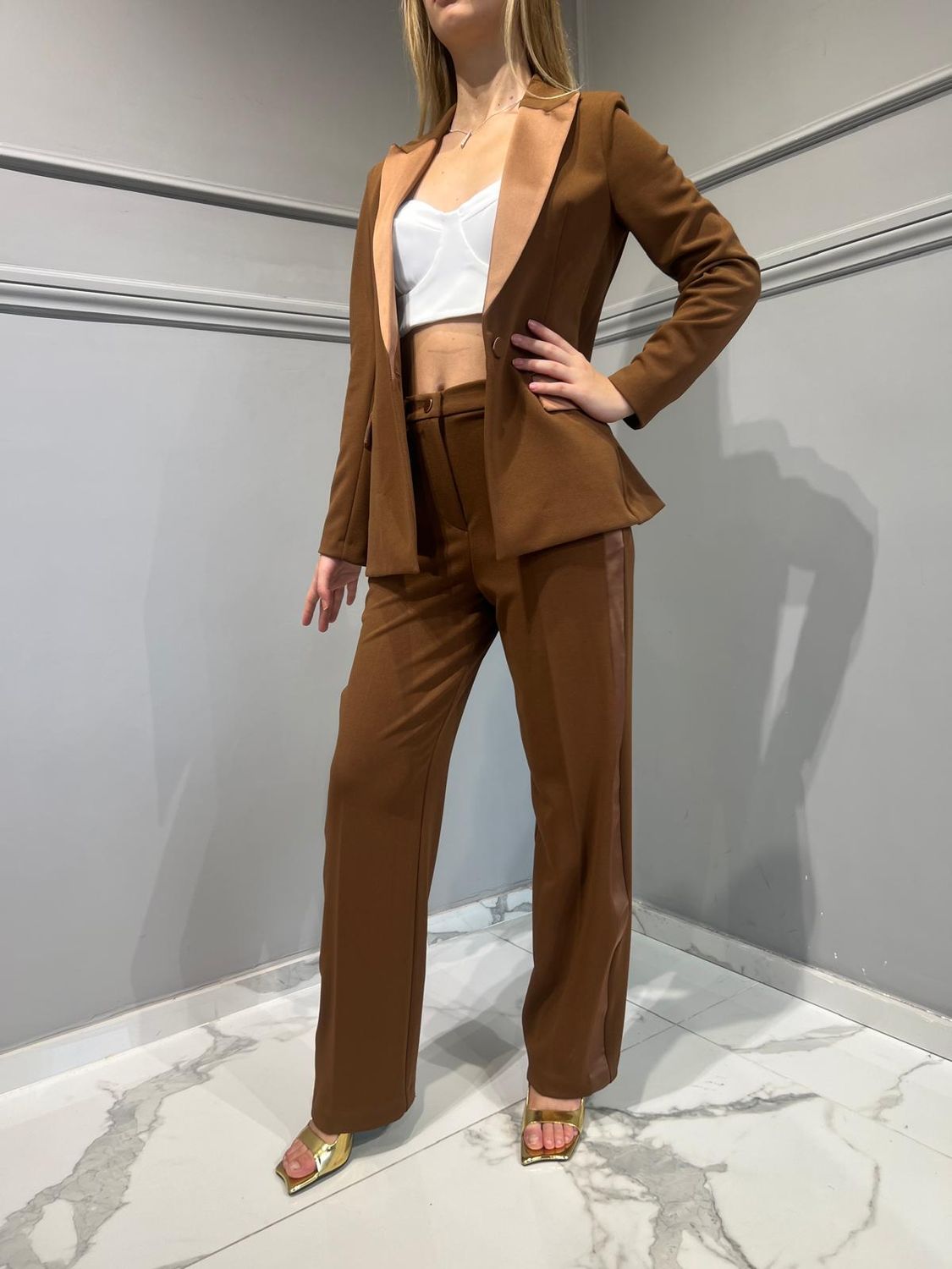 VICOLO - TAILEUR GIACCA+PANTALONE BISCOTTO  - art: TS0095+ TS0207