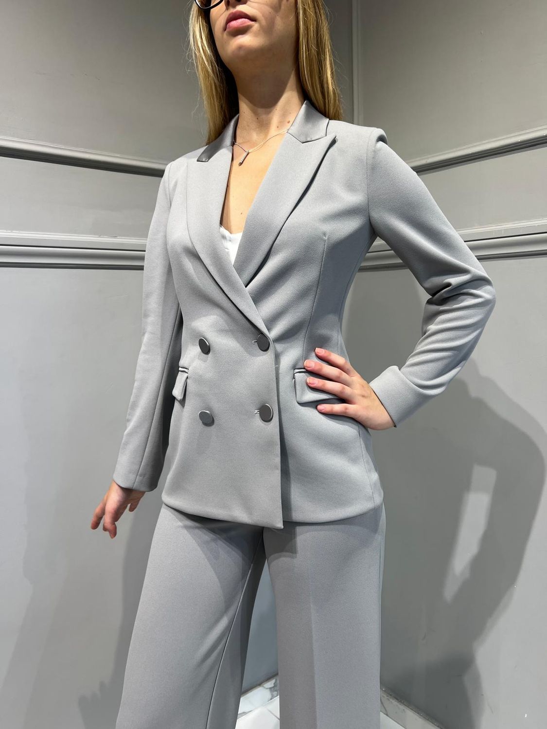 VICOLO - TAILLEUR GIACCA+PANTALONE Grigio - art: TS0094 + TS0304