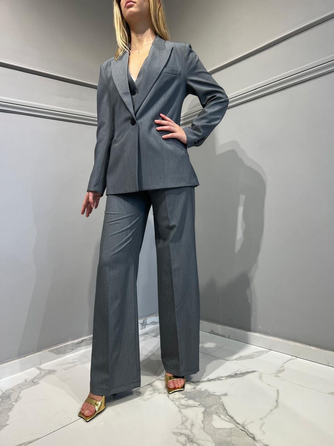 VICOLO - TAILLEUR GIACCA+PANTALONE+GILET Grigio - art: TS0308 + TS0309 + TS0311