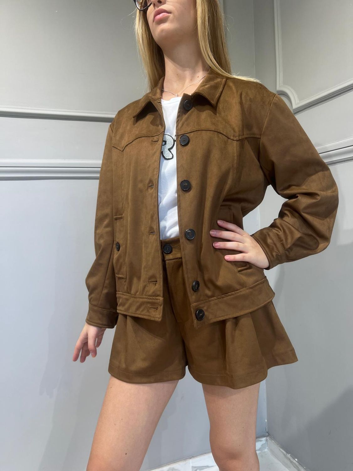 VICOLO - Giubbino art: TS0165 tabacco