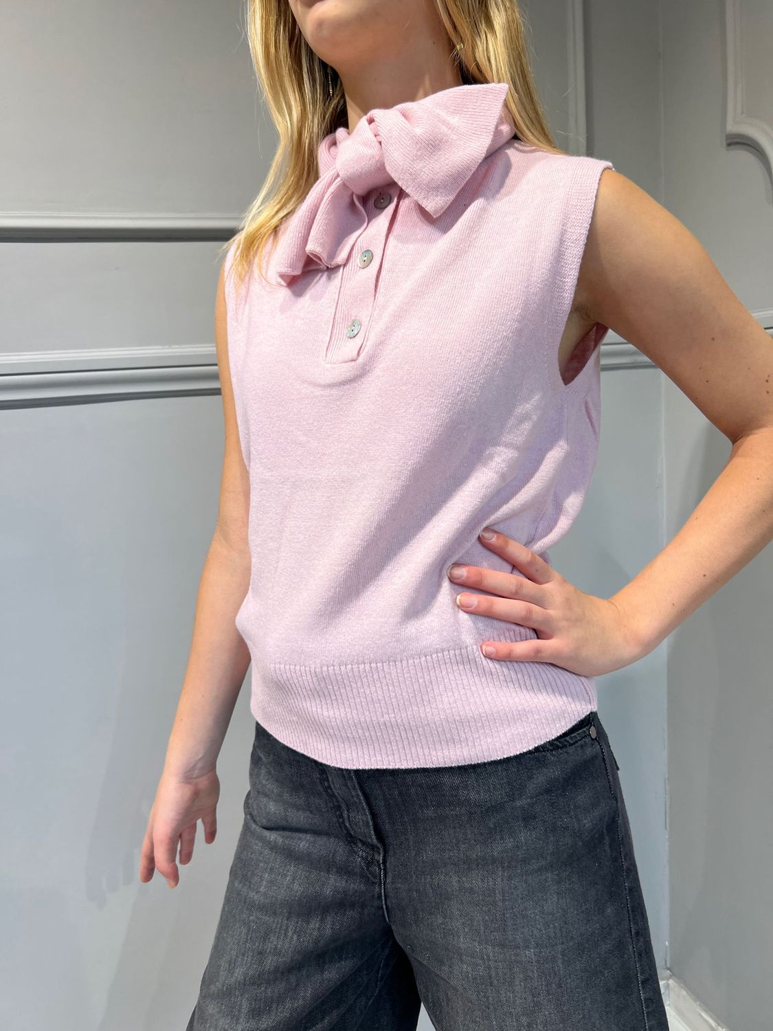 TENSIONE IN - Maglia fiocco - art: 2240187  Rosa