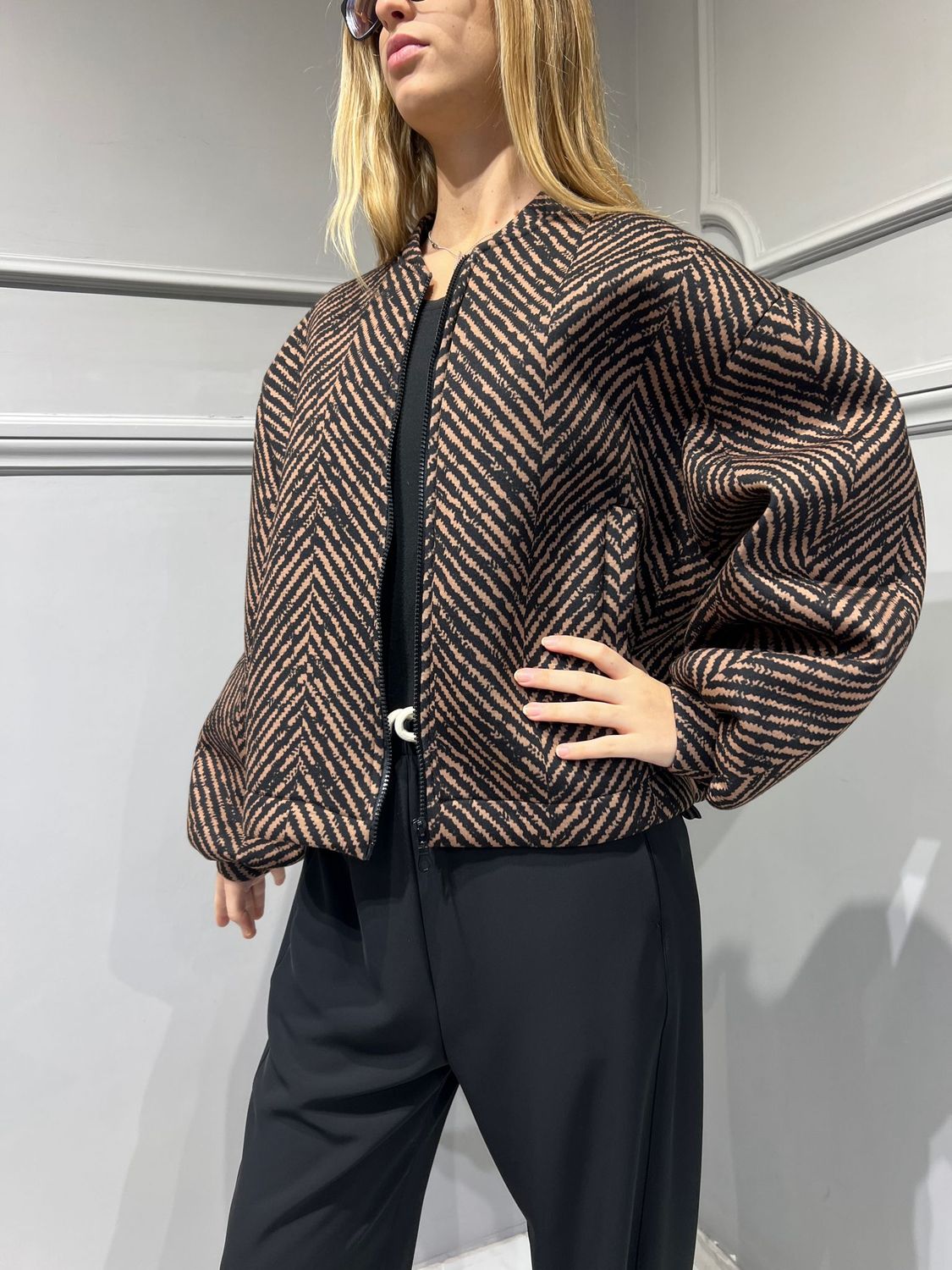 VICOLO - Bomber NEOPRENE - TS0972