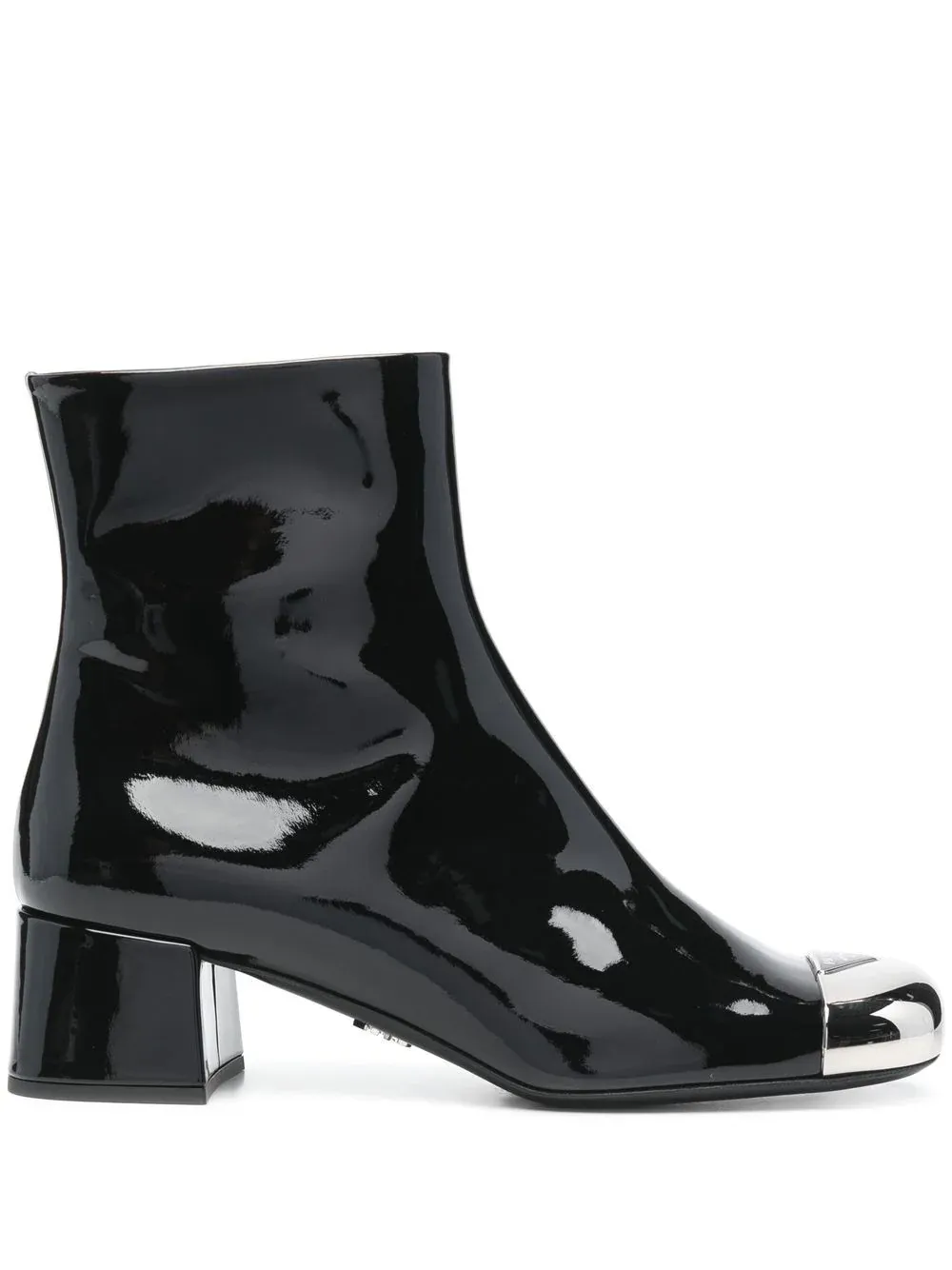 JEFFREY CAMPBELL - Stivali con applicazione - No-cap-low - Black patent silver