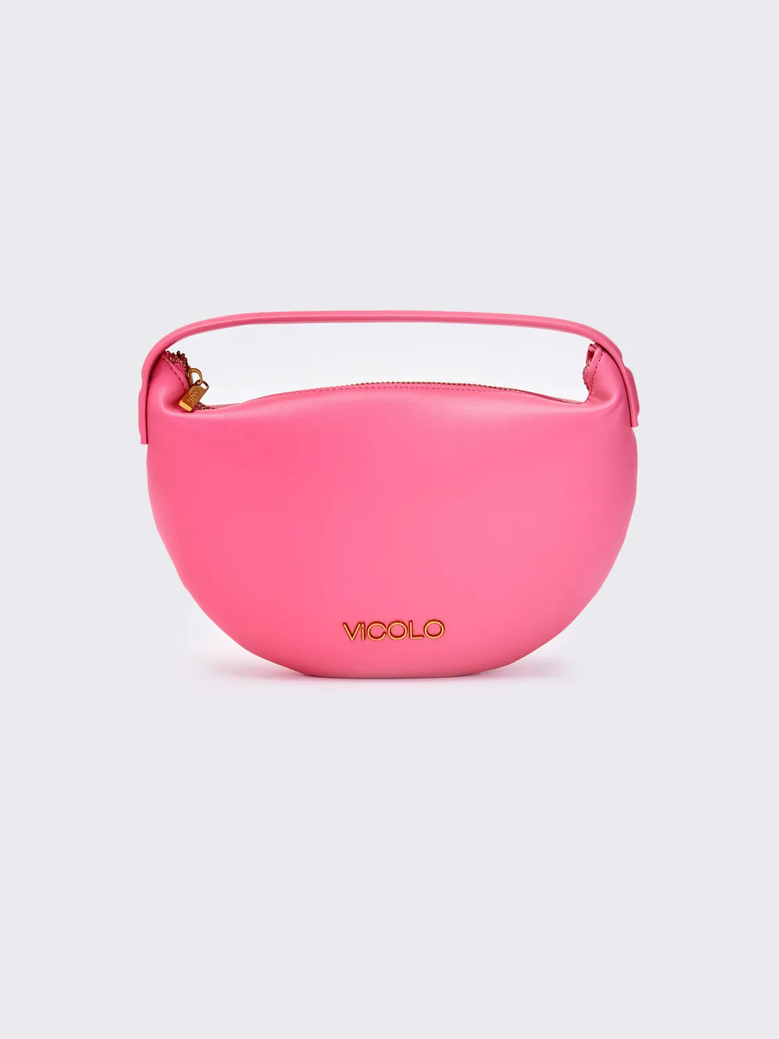 VICOLO - Borsa croissant - AS0010 - Fucsia