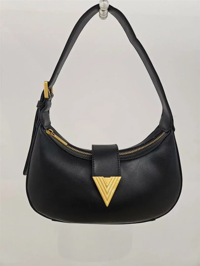 VICOLO - Borsa Mezzaluna Con Clip - AS0011 - Nero