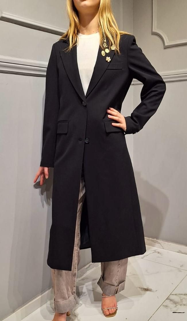 MOTEL - Giacca lunga con spille - GH22-TT