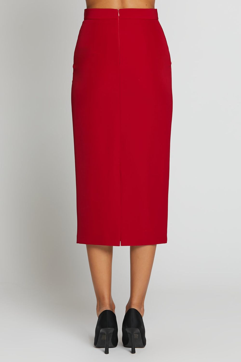 SILENCE LIMITED - Basic Skirt Bordeaux  Colore BORDEAUX