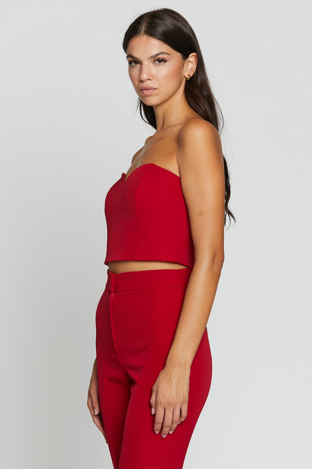 SILENCE LIMITED - Heart Top BordeauxColore BORDEAUX
