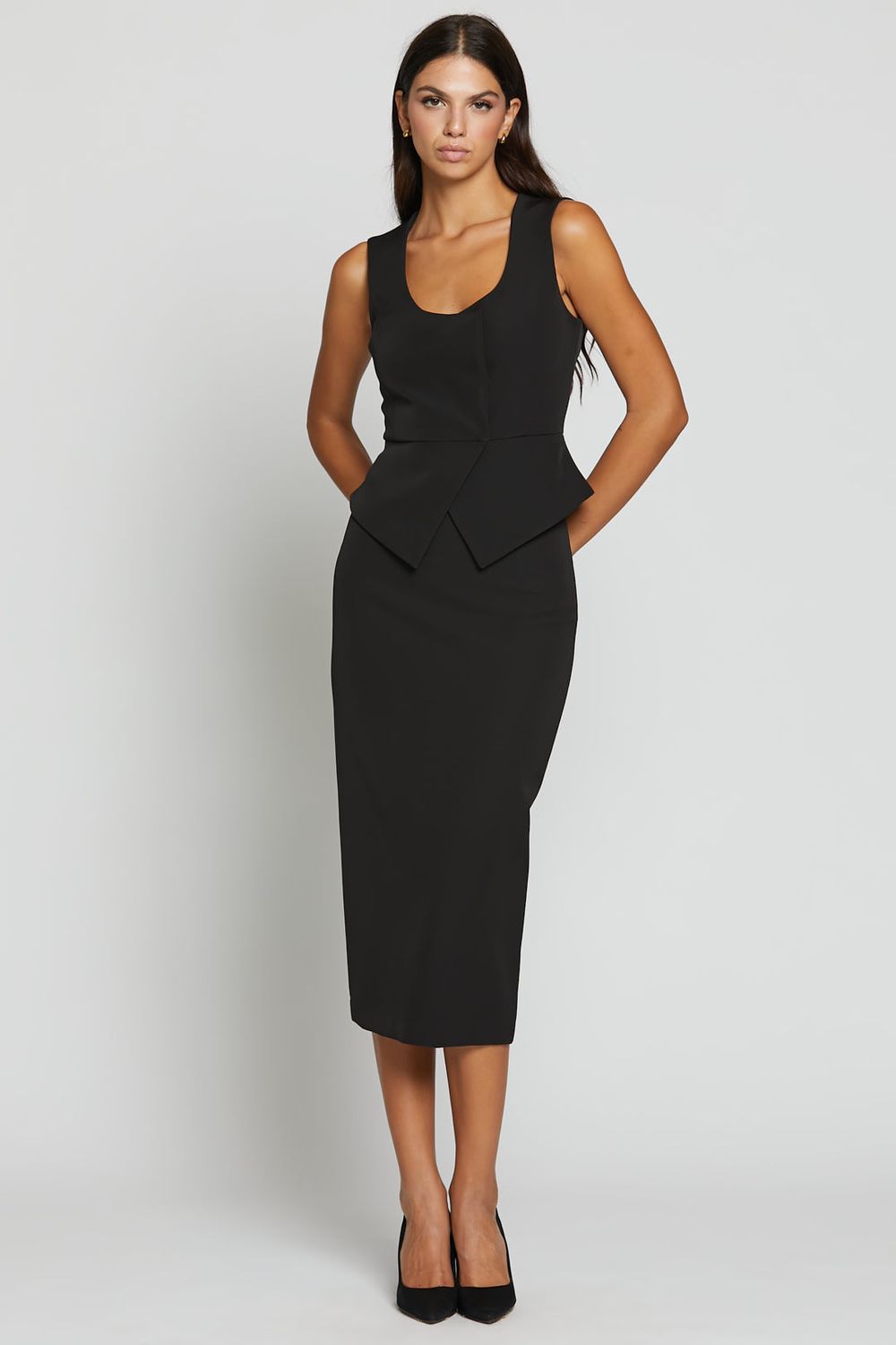 SILENCE LIMITED - Basic Skirt Nero Colore NERO