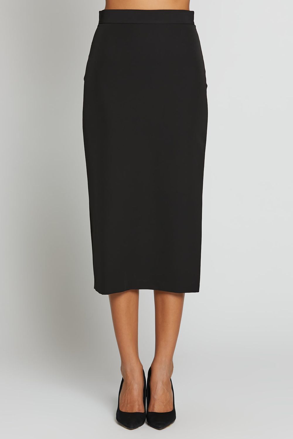 SILENCE LIMITED - Basic Skirt Nero Colore NERO