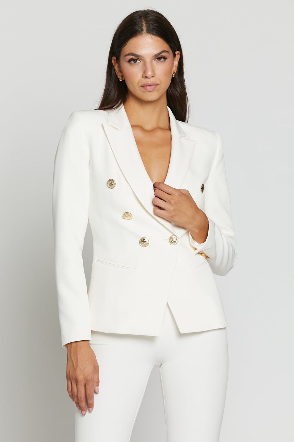 SILENCE LIMITED - Tailleur giacca libra+Basic Pants Milk