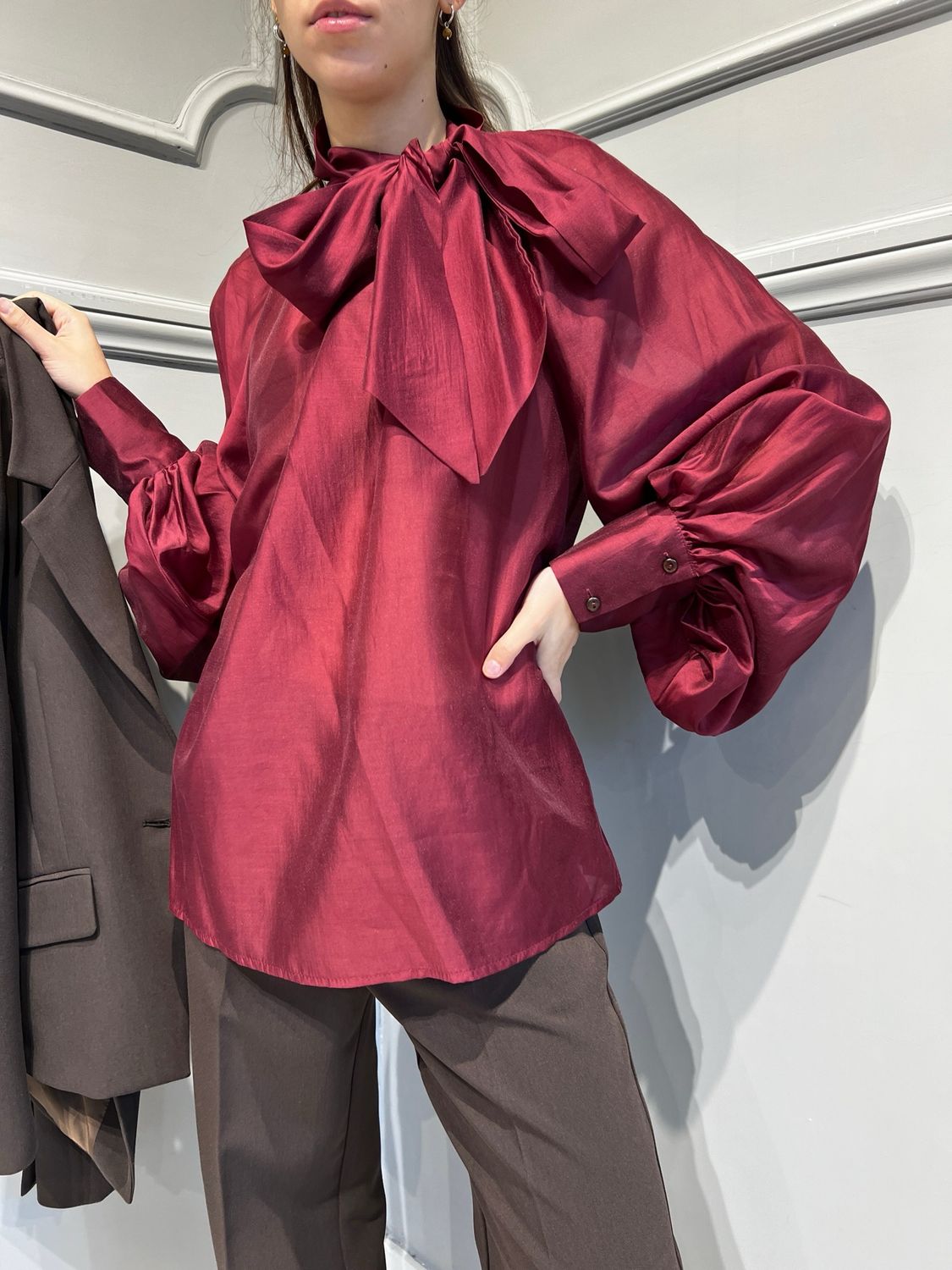 TENSIONE IN - camicia con fiocco - 25c3676 - india