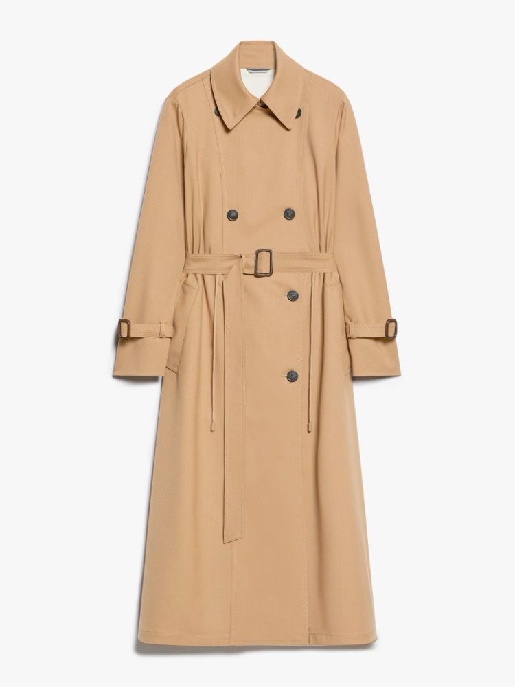 WEEKEND MAX MARA Trench in mista lana Codice prodotto:  5026024106002 Cammello - FATUO