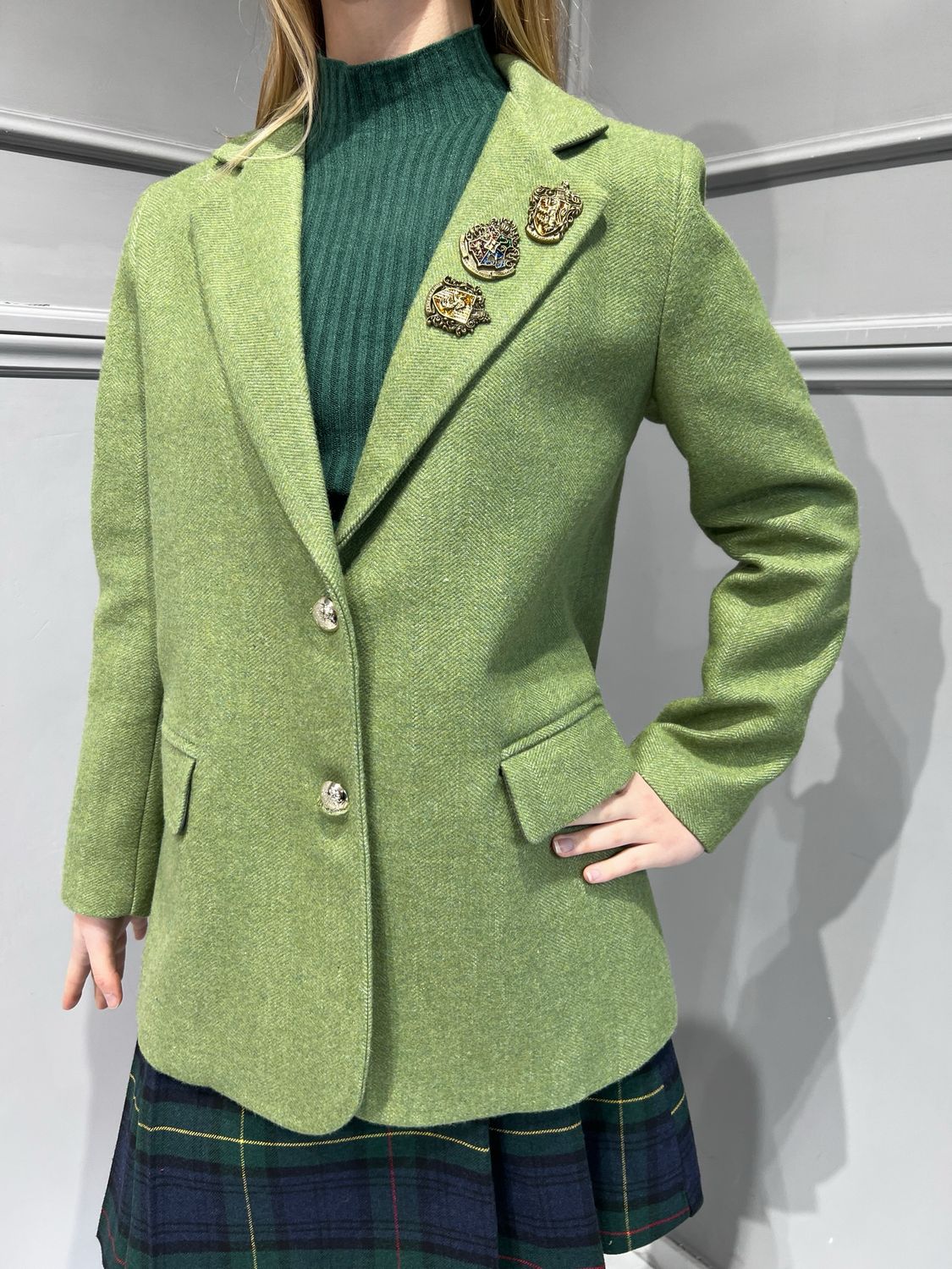 TENSIONE IN - giacca con spille Harry Potter 35686 - verde