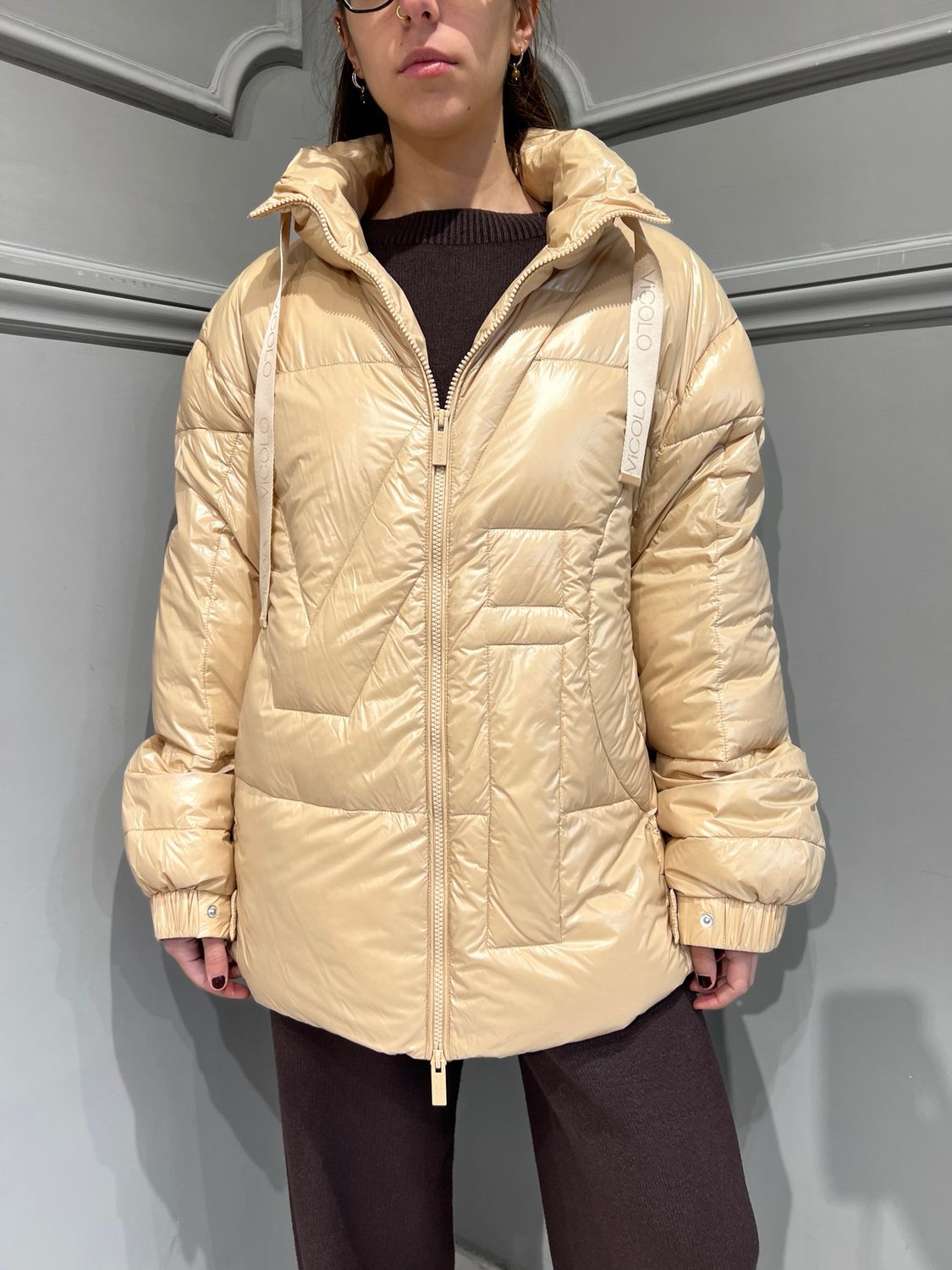 VICOLO - piumino TS0024 - beige