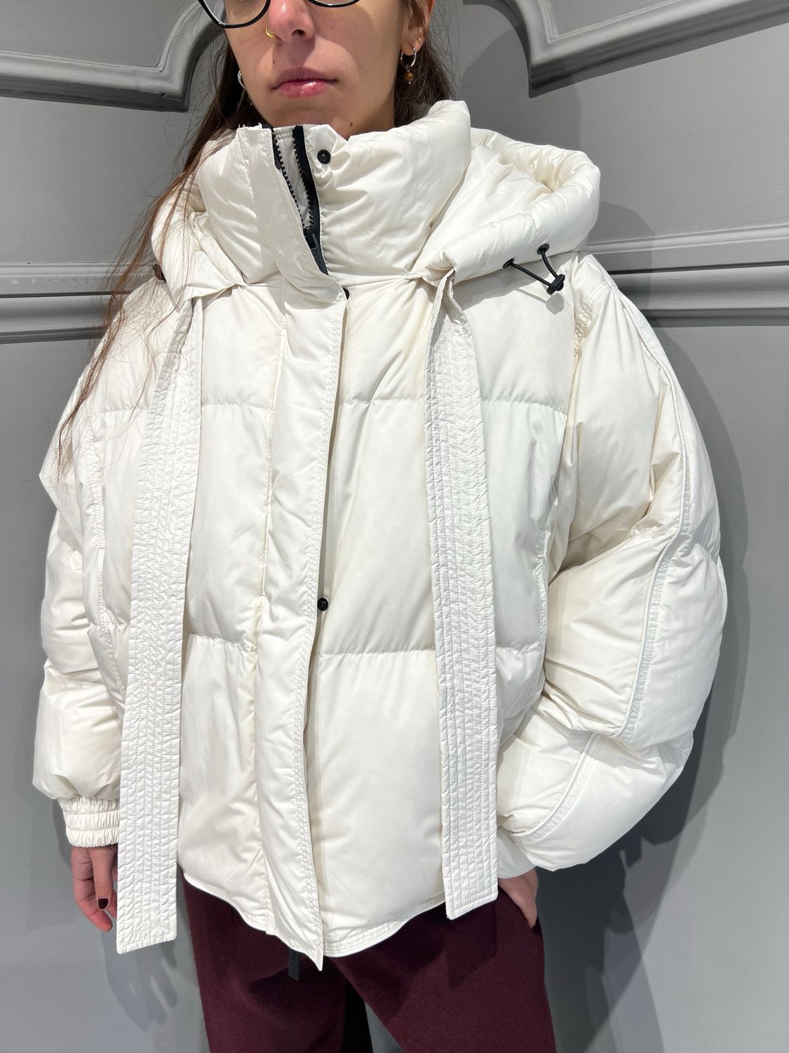 VICOLO - piumino corto con cappuccio TS0062