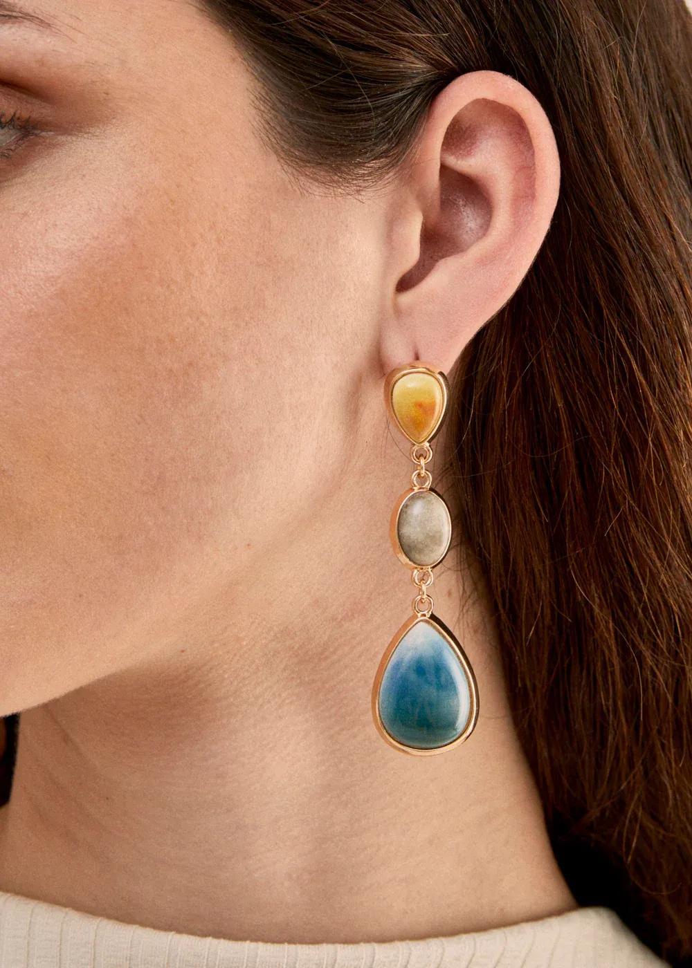 NALI&#39; - Orecchini pendenti pietre - HAOR0038