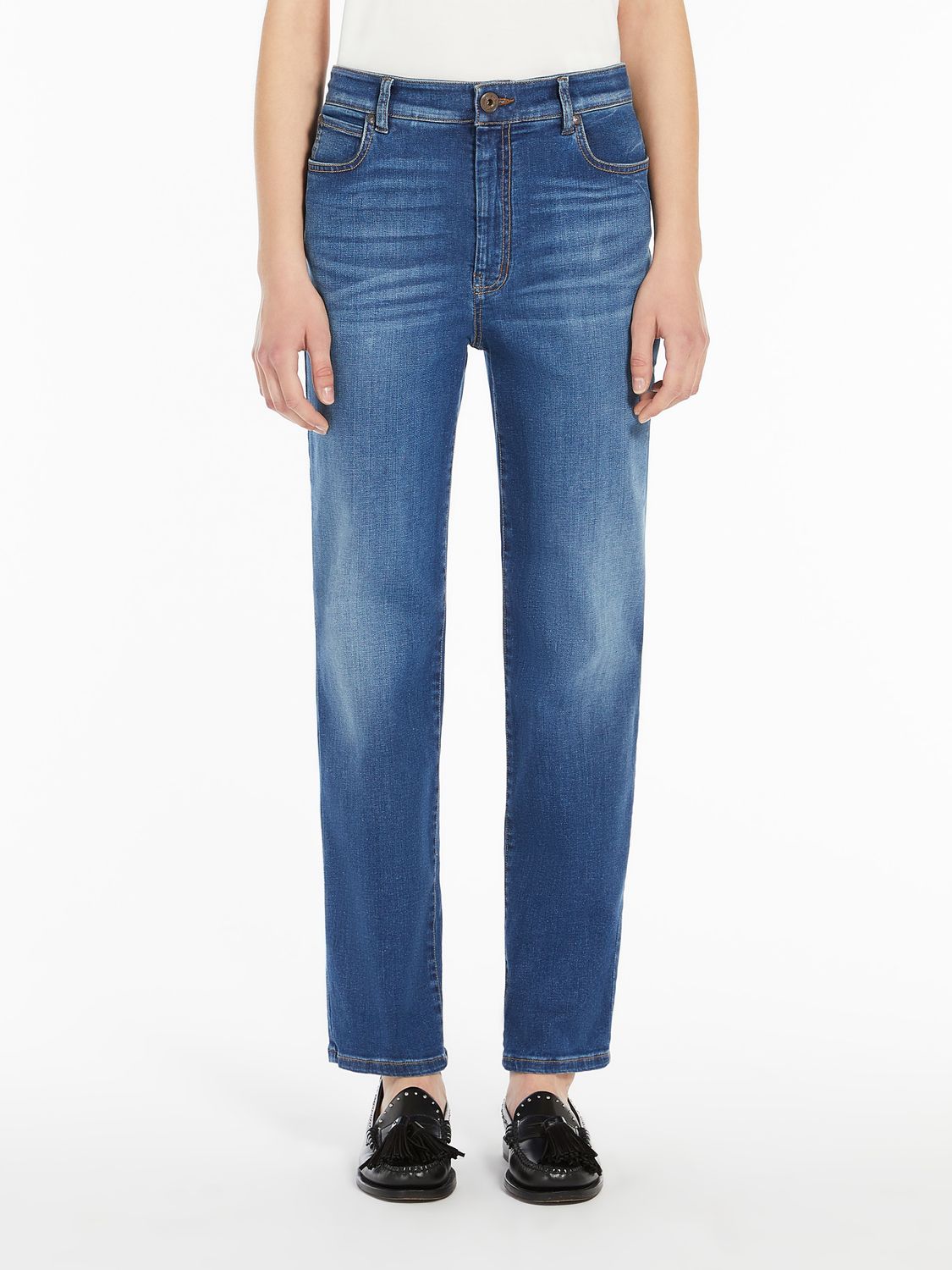 WEEKEND MAX MARA Jeans &#39;90s in denim stretch Ortisei 5181075106008 - blu