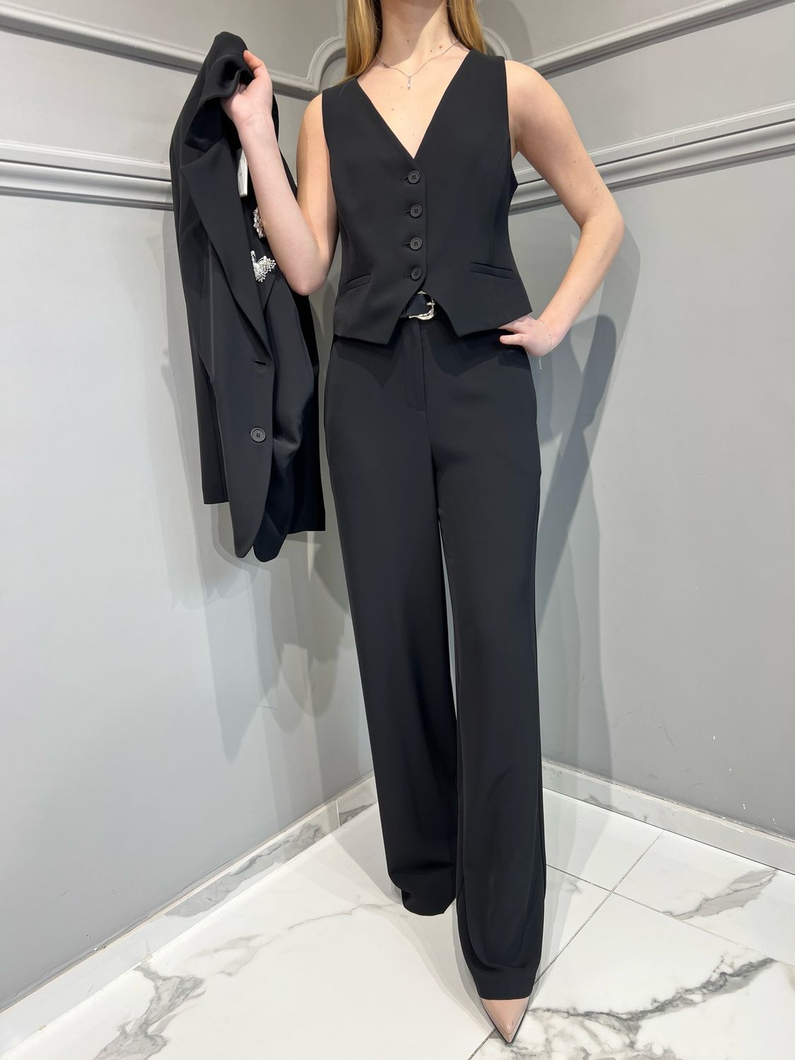 TENSIONE IN - gilet 25d6103 - nero