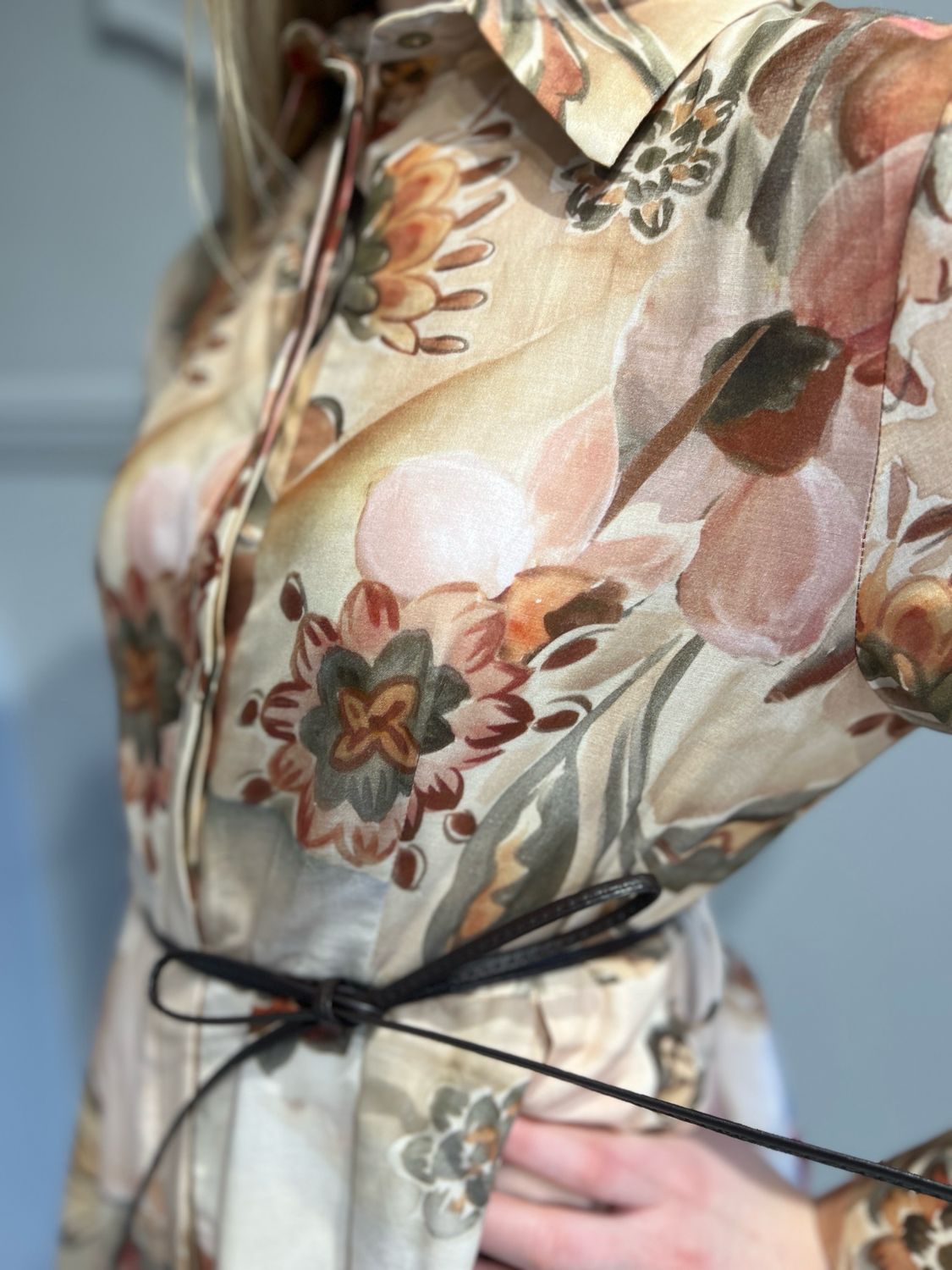 MOTEL - abito chemisier fantasia PE25037 - variante unica