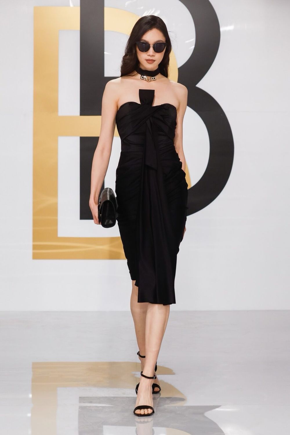 BABYLON - ABITO CON CHOKER SKUZE00736 - nero