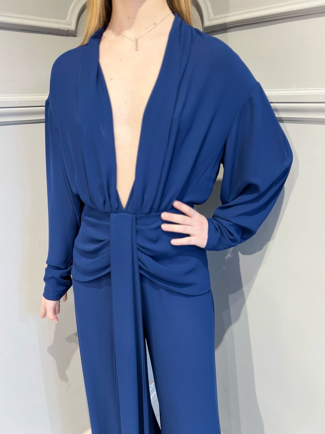 SILENCE LIMITED - Gala jumpsuit TUT649 - navy