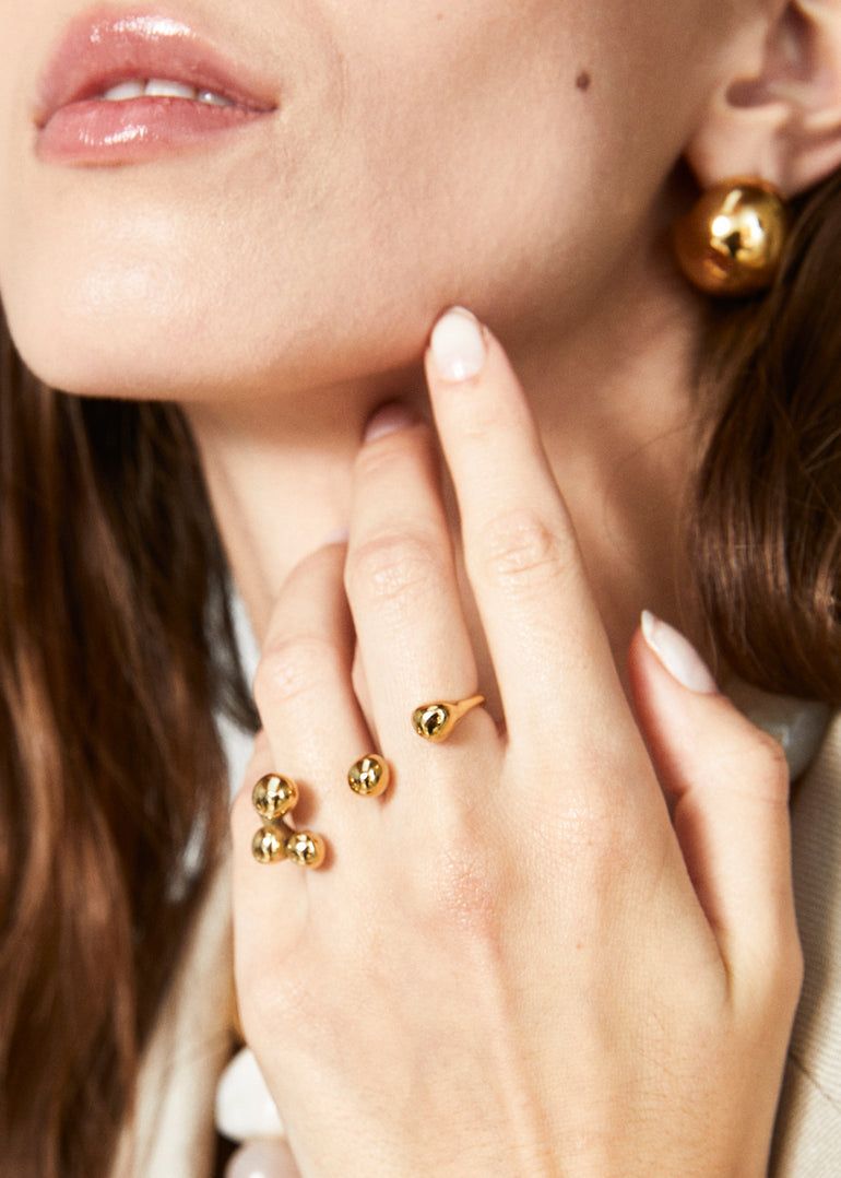 NALI&#39; - Anello double acc. ino. - DWAN0237 - Oro