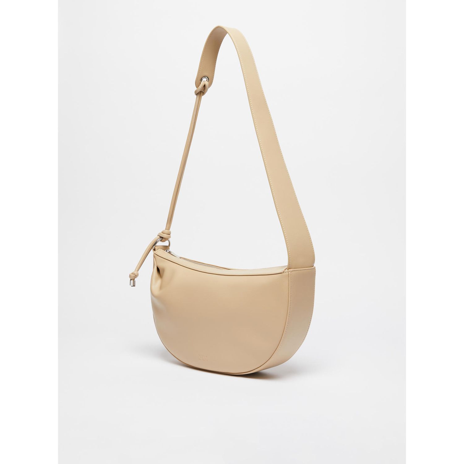 MM MAX MARA - Borsa in tessuto tecnico effetto pelle bottolata DIALOGO - sabbia