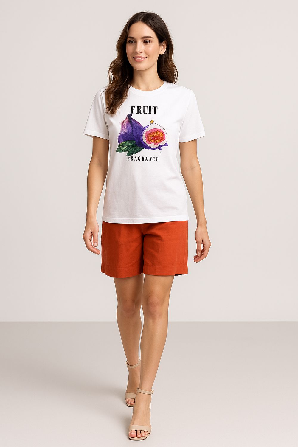 MOTEL - t-shirt fantasia MOL12 - stampa fichi