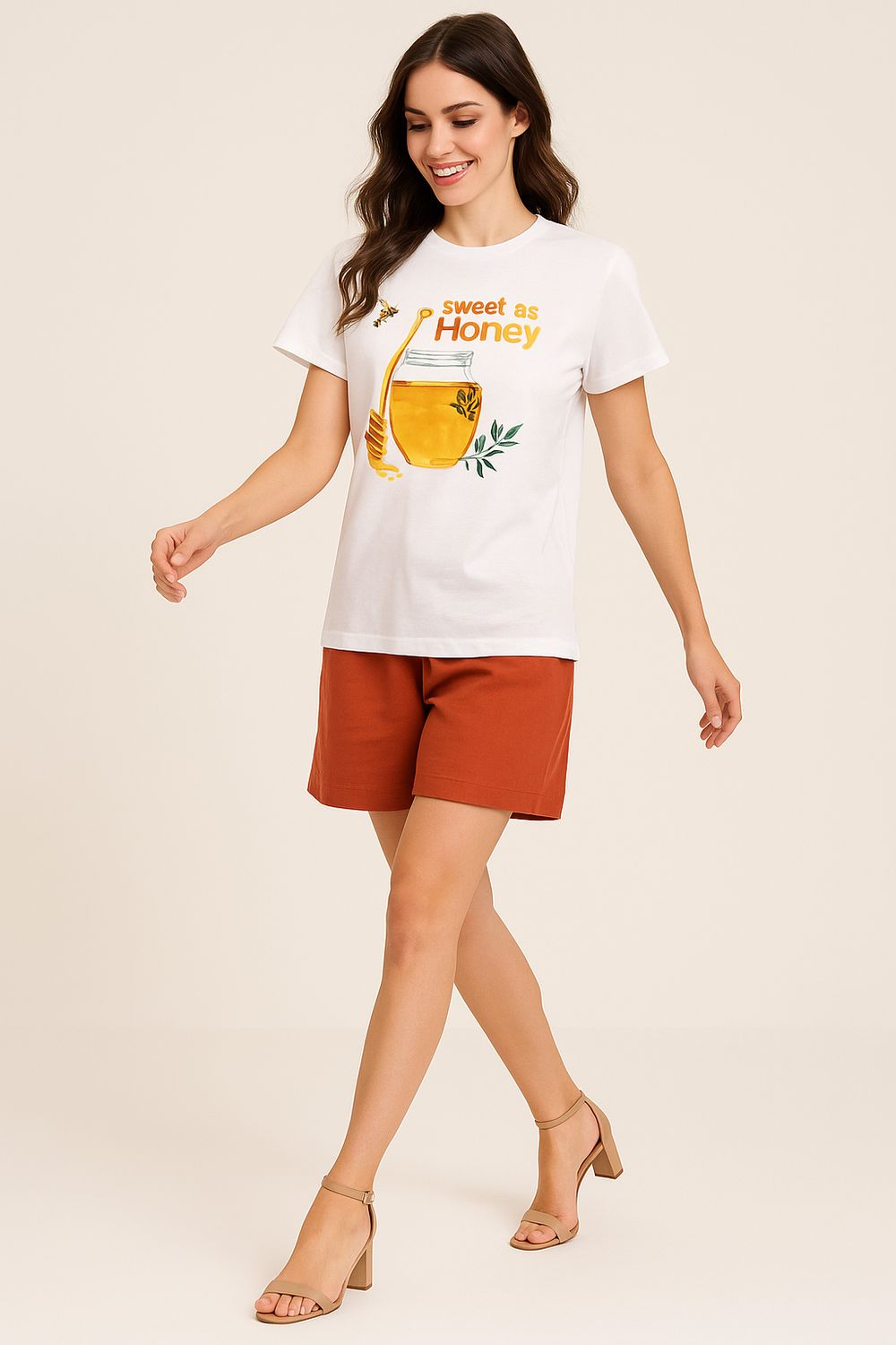 MOTEL - t-shirt ML05 - stampa honey