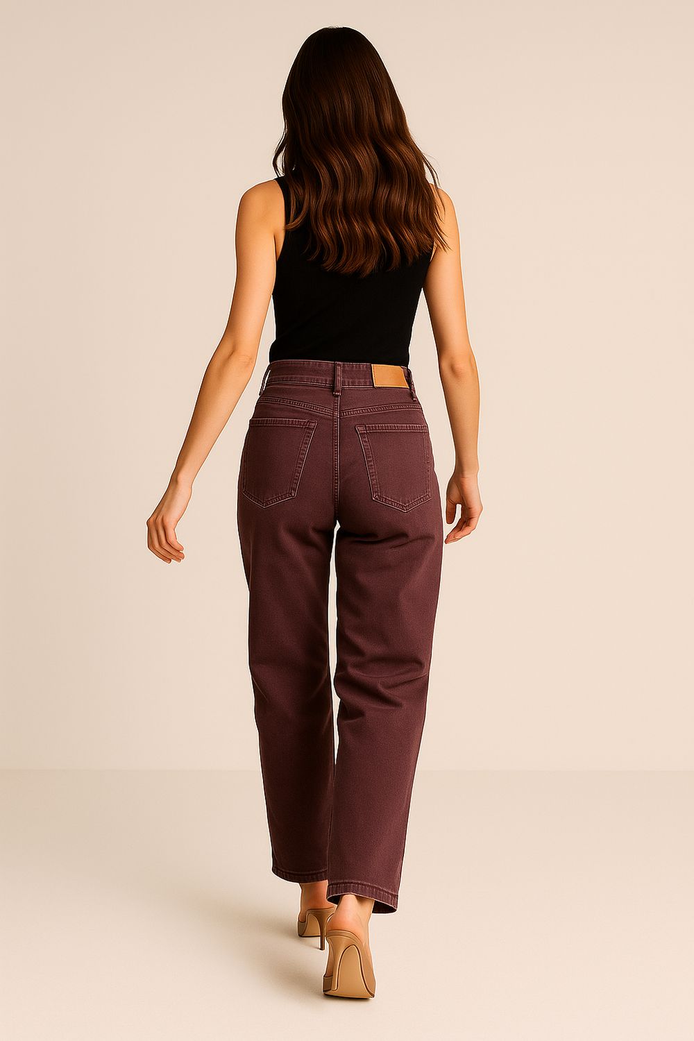 VICOLO - jeans MIA DF5109 - bordeaux